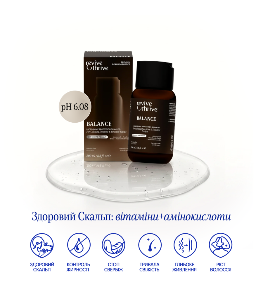 BALANCE — трихологічний шампунь (жирна/чутлива шкіра голови)