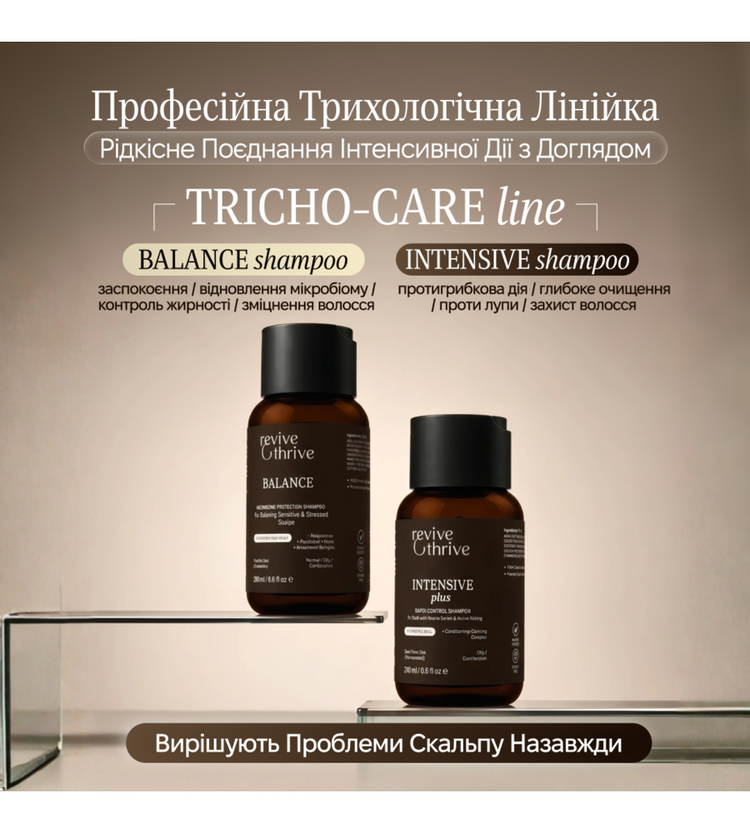 INTENSIVE plus — шампунь із тербінафіном (гостра фаза лупи)